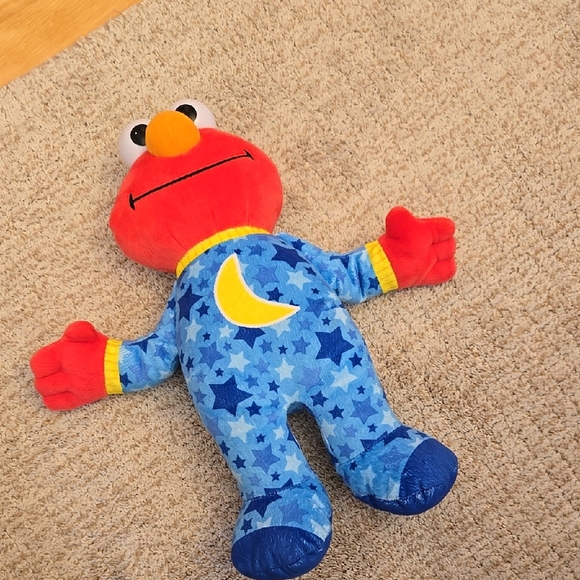 Sesame Street Talking Elmo Plush Toy - Red and Blue - Picture 1 of 6
